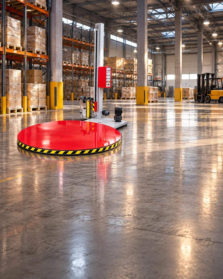 Large Table Pallet Stretch Wrapping Machine