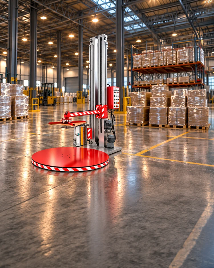 Top Press Stretch Wrapping Machine
